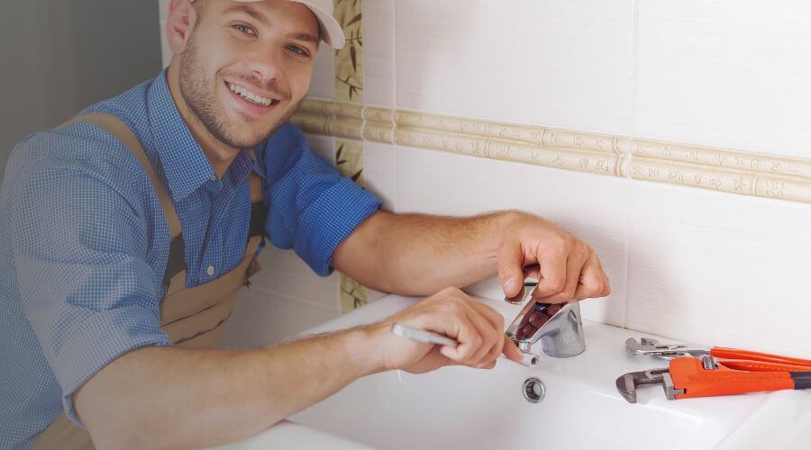Faucet cartridge replacement in Columbus City, IA